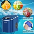 thumbnail image 6 of Costway Portable Compact Electric Ice Maker Machine Mini Cube 26lb/Day ABS Navy, 6 of 10