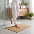 thumbnail image 4 of Sisal Style Floor Mat Super Absorbent Bathroom Rug Non Slip Fast Dry Thin Bath Mat for Bathroom Entryway Hallway Natural Texture, 4 of 7