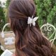 thumbnail image 5 of pieza nueva pinza para el pelo con forma de mariposa, pinzas para el pelo de fibra de acetato francés, accesorios coloridos para decorar el cabello largo, pinza para el cabello, 5 of 6