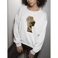 thumbnail image 3 of Woman With Beauty Hairstyle  Sweatshirt Women -Image by Shutterstock, Female XX-Large, 3 of 4