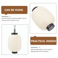thumbnail image 4 of Beige Japanese Style Paper Lanterns for Decor Durable Folding Party Decorations 2pcs, 4 of 8