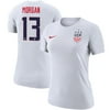 Alex Morgan USWNT Nike Women's Player Name & Number T-Shirt - White