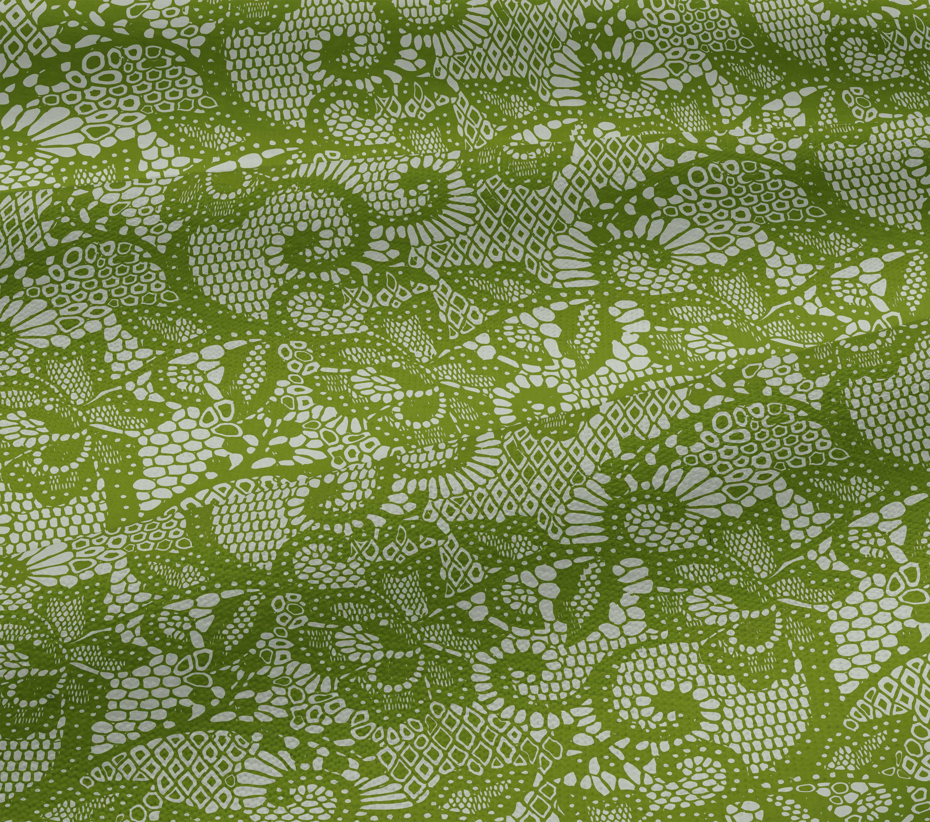 oneOone Cotton Jersey Light Green Fabric Lace Floral Craft Projects Decor Fabric Printed By The Yard 58 Inch Wide