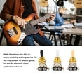 thumbnail image 3 of Electric Guitar 3 Way Toggle Switch With Brass Tip Knob - Flexible Control, Precise Operation - Durable Zinc Alloy - Suitable For Electric Guitar, Synthesizer, 3 of 8