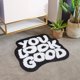 thumbnail image 5 of You Look Good Bath Mat Black Bathroom Rugs Funny Cute Bath Rugs Non Slip Microfiber Plush Preppy Small Cool Shower Rug Washable Absorbent Floor Mat for Bathtub Sink 25"x21", 5 of 5
