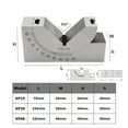 Adjustable Micro Angle Gauge Precision Sine Gauge Block 060 Degrees