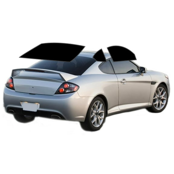Haiy Co - PreCut 2Ply 05% Window Tint Film Kit For 2003-2008 Hyundai Tiburon -Side+Rear Window