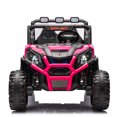 thumbnail image 5 of Jorfly 24V Ride On Car for Kids, Battery Powered Electric UTV Toys w/Remote Control, Gift Bow, 4x200W, 4WD/2WD, 3 Speeds, Shock Absorbers, Bluetooth, LED, 5MPH Max, Red, 5 of 9