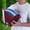 Red, variant on OTVIAP Bass Piano Accordion, 17 Key 8 Bass Piano Accordion Musical Instrument for Beginners Students