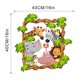 thumbnail image 4 of Pegatinas de pared de animales Sincero calcomanías murales para dormitorio 40 cm x 40 cm, 4 of 5