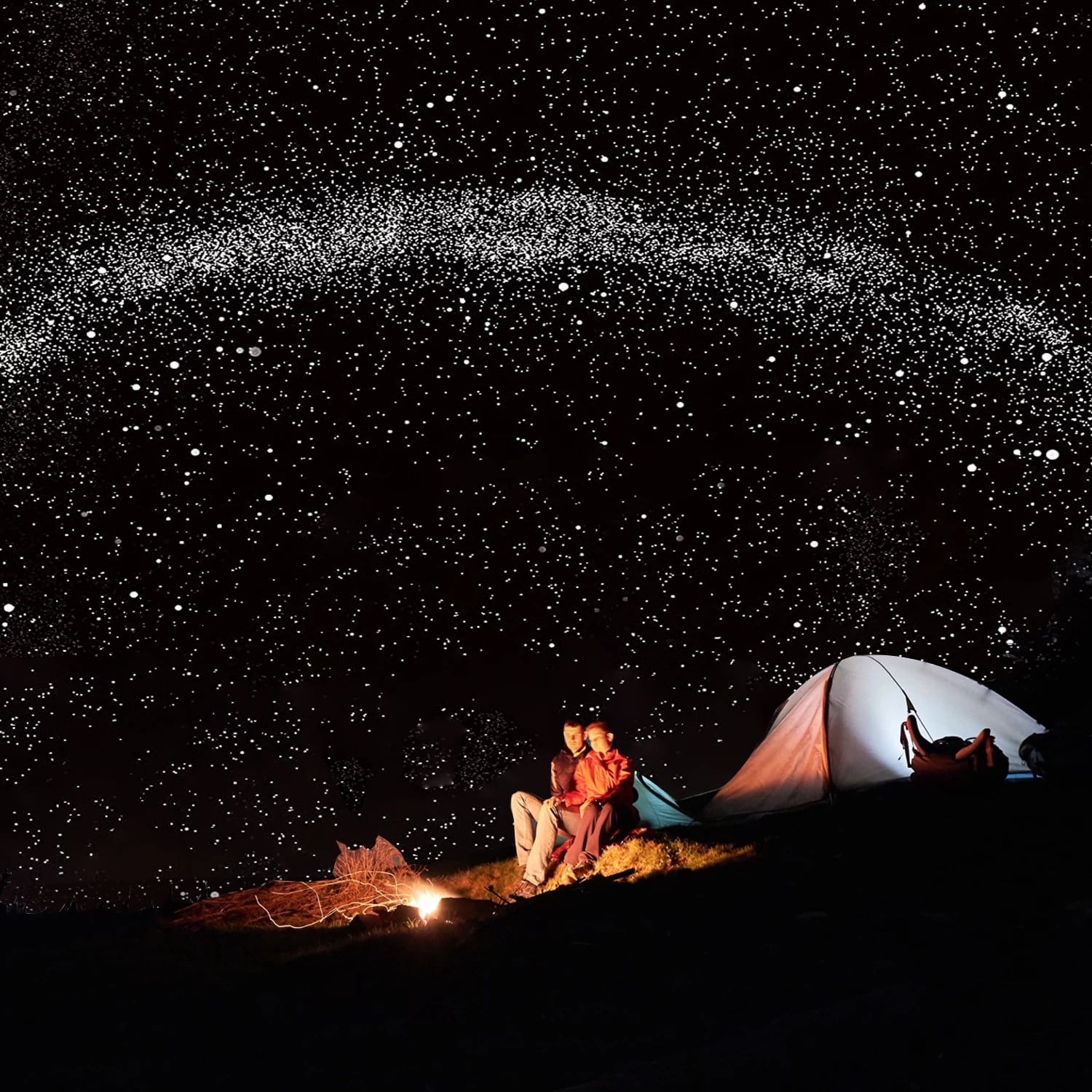 Xkiss USB Rotating Galaxy Starry Sky Star LED Night Light