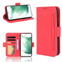 for Google Pixel 8 Pro Case, Google Pixel 8 Pro Wallet Case PU Leather Card Slot & Cash Side Pocket Shockproof Flip Phone Cover Compatible with Google Pixel 8 Pro, Red