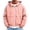 Pink, variant on Dpjklzsn Men's Waterproof Hooded Windbreaker Jacket, Full Zip Long Sleeve Casual Outdoor Coat with Zipper Pockets