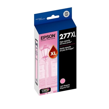Epson T277XL620 Claria Photo Hi-Definition Light Magenta High Capacity Cartridge Ink