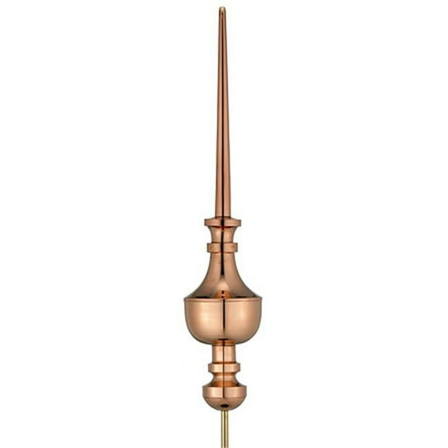Good Directions 742 Victoria Finial, 27" avec Monture, Cuivre Poli