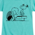 thumbnail image 3 of HYBRID APPAREL - Peanuts - Schroeder Snoopy - Toddler & Youth Girls Short Sleeve Graphic T-Shirt, 3 of 5