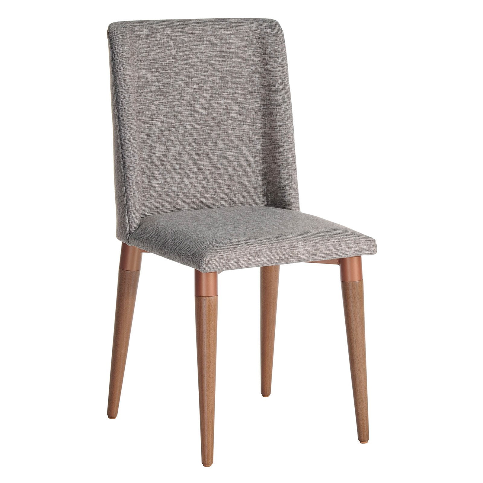 Manhattan Comfort Tampa Dining Chair with Back Handle Design in Grey