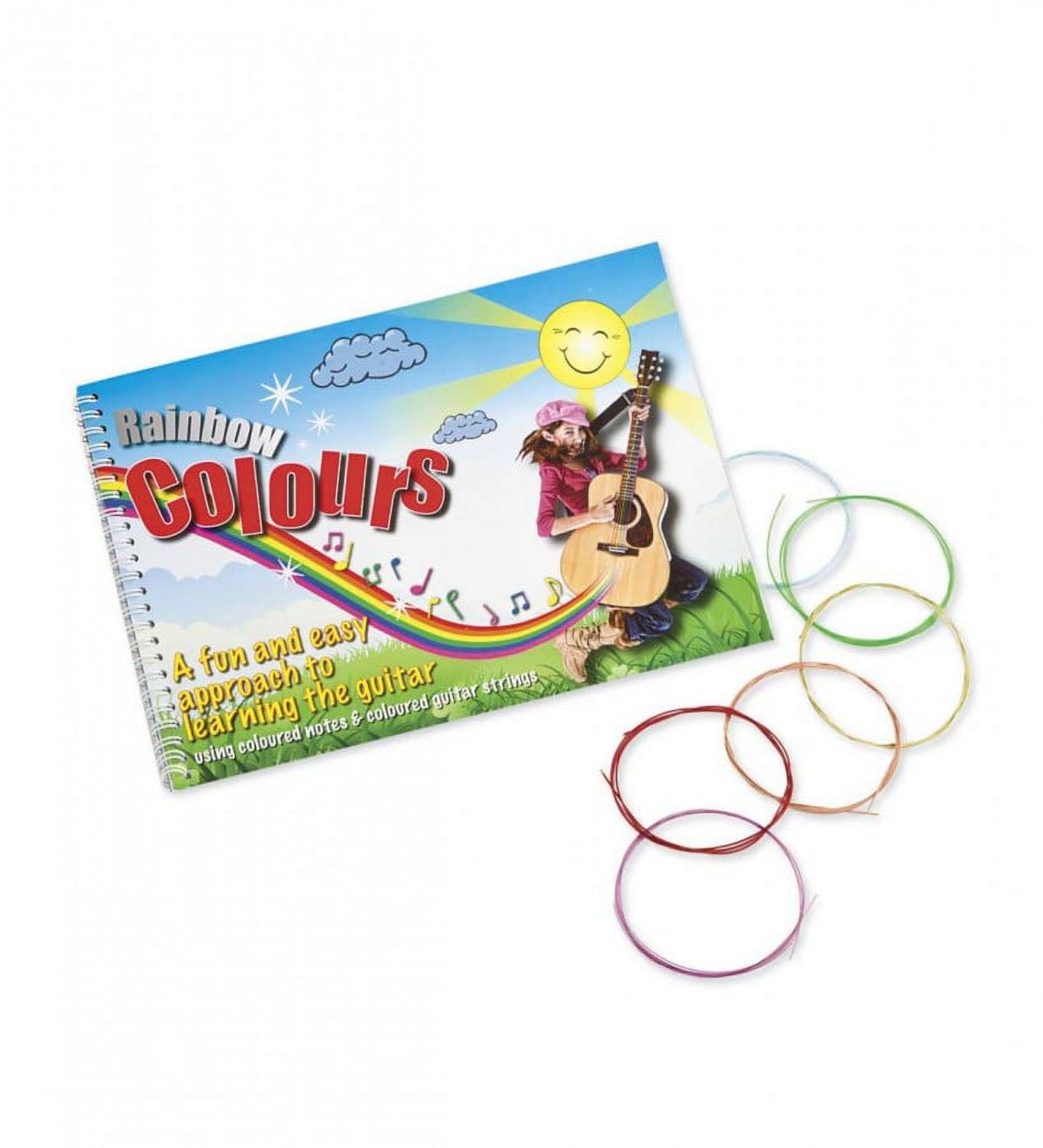 Rainbow Colors Learning Ukulele with Color-Coded String Technique
