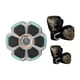 thumbnail image 1 of Máquina de boxeo con música, entrenador de boxeo con objetivo de pared para ejercicio práctico en interiores Guantes blancos y negros, 1 of 8