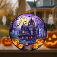 thumbnail image 4 of Haunted House Halloween Suncatcher, Castle Halloween Stained Glass Suncatcher, Vintage Spooky Window Hanging, Spooky Season Home Decor 4327267941, 4 of 4