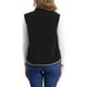 thumbnail image 3 of Chaleco de forro polar para mujer INSPIRE CHIC con bolsillos, sin mangas, abotonado, moda de otoño e invierno 2024, chaleco suave M negro, 3 of 6