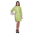 thumbnail image 4 of Moomaya Printed Bridesmaid Robes Short Bride Getting Ready Dress Loungewear, 4 of 6