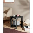 thumbnail image 7 of WINSOON Small Outside Adirondack Square Side Table,Double Layer - Black, 7 of 7