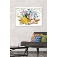 thumbnail image 2 of Pokémon - Pikachu, Eevee, And Its Evolutions Wall Poster, 22.375" x 34", Framed, 2 of 3