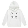 thumbnail image 4 of Hessimy Toddler Boys Girls Spring Summer Cartoon Print 2Pcs Long Sleeve Sweatshirt Tops Pants Warm Sweatsuit, Warm Sweat Comfort(White,12-13 Years), 4 of 7