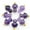 Amethyst, variant on 50pcs Natural Stone Quartz Crystal Mushroom Pendant for Necklace Accessories-Tianlan mountain stone
