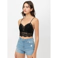 thumbnail image 6 of Made by Olivia Women's Crochet Laced Bralette Crop Cami Top, 6 of 7
