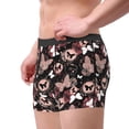thumbnail image 4 of Balery Butterflies1 Men's Boxer Briefs, Soft and Breathable Cotton Underwear with nylon Waistband-Small, 4 of 9