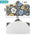 thumbnail image 4 of Yayeee Kids Hooded Towels Toddler Soft Absorbent Beach Bathing Wrap 50" x 23.5", Navy Floral Pattern, 4 of 5