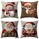 thumbnail image 1 of Fundas de almohada de lino, fundas de cojín decorativas, fundas de cojín para las fiestas | con cremallera oculta | Fundas de cojín decorativas para tu salón o dormitorio, 1 of 8
