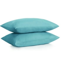 Parkdale Set of 2 Ultra Soft Pillowcases with Envelope Closure (King, Aqua)