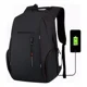 thumbnail image 1 of Mochila urbana Genérica QIQI-FXW001 YPM1109 color negro diseño lisa 25L, 1 of 8
