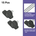 thumbnail image 3 of 15Pack Metric Carbon Steel Clamping Screw Knob T Shaped Thumb Screws M4 x 10mm, 3 of 5