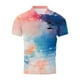 thumbnail image 5 of Blusa y camisa de manga corta con cuello vuelto para hombre, blusa de manga larga con solapa y botones estampados, blusa de poliéster para hombre, 5 of 5