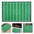 thumbnail image 6 of FOMIYES Plush Football Field Floor Mat Green Skid Resistance Carpet for Bathroom and Bedroom Decor, 6 of 8