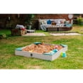 thumbnail image 3 of Plum® Junior Wooden Sandpit - Natural, 3 of 3