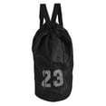 thumbnail image 1 of Ball Bag, Drawstring Sport Bag Durable Drawstring Ball Bag Soccer Sports Drawstring Backpack, For Outdoor Basketball Men Soccer, 1 of 8