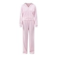 thumbnail image 4 of No Boundaries Corduroy Velour Set, 2-Piece, Women’s, 4 of 4