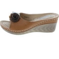 thumbnail image 2 of Gc Shoes Women's Sydney Rosette Slide Wedge Sandals, 2 of 7