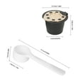 thumbnail image 3 of Yeacher Ensemble de 3 Pcs Capsule à Café Réutilisable pour Machine Nespreso Ensemble de 3 Filtres à Café avec Cuillère, 3 of 8