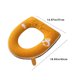 thumbnail image 3 of Funda para asiento de inodoro con cremallera | Cojín suave para tapa de inodoro | Almohadilla lavable para asiento de inodoro | Accesorio de baño para el hogar y apartamento, 3 of 6