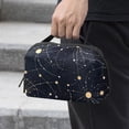 thumbnail image 2 of Constellation Digital Bag Oxford Cloth Waterproof Travel Organizer Charger Pouch Cell Phone Charger Station Computer Cord Organizer 5.9x9.44x3.14 in, 2 of 6
