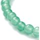 thumbnail image 3 of Pulseras elásticas de jade natural teñido, pulseras de aventurina verde de imitación, pulseras de energía redonda de 4 mm para mujeres y hombres, joyería, regalos de cumpleaños., 3 of 3