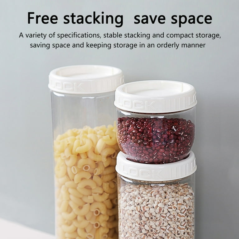 Small Stackable Snack Containers (12 Pack: 6 x 17oz + 6 x 6oz