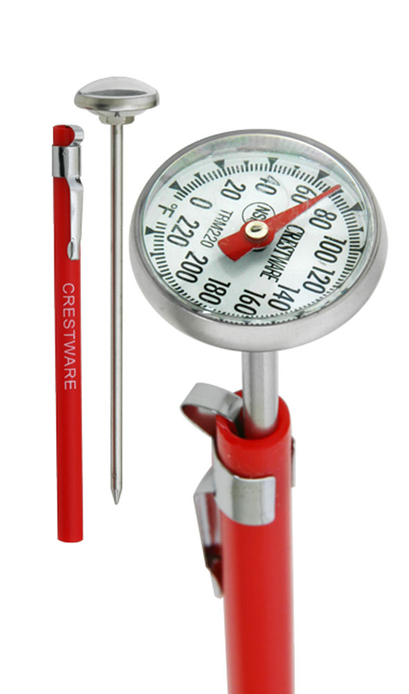 Crestware Stainless Steel Pocket Thermometer