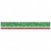 Beistle Company 55859-RWG 3-Ply FR Metallic Fringe Drape - Red, White & Green